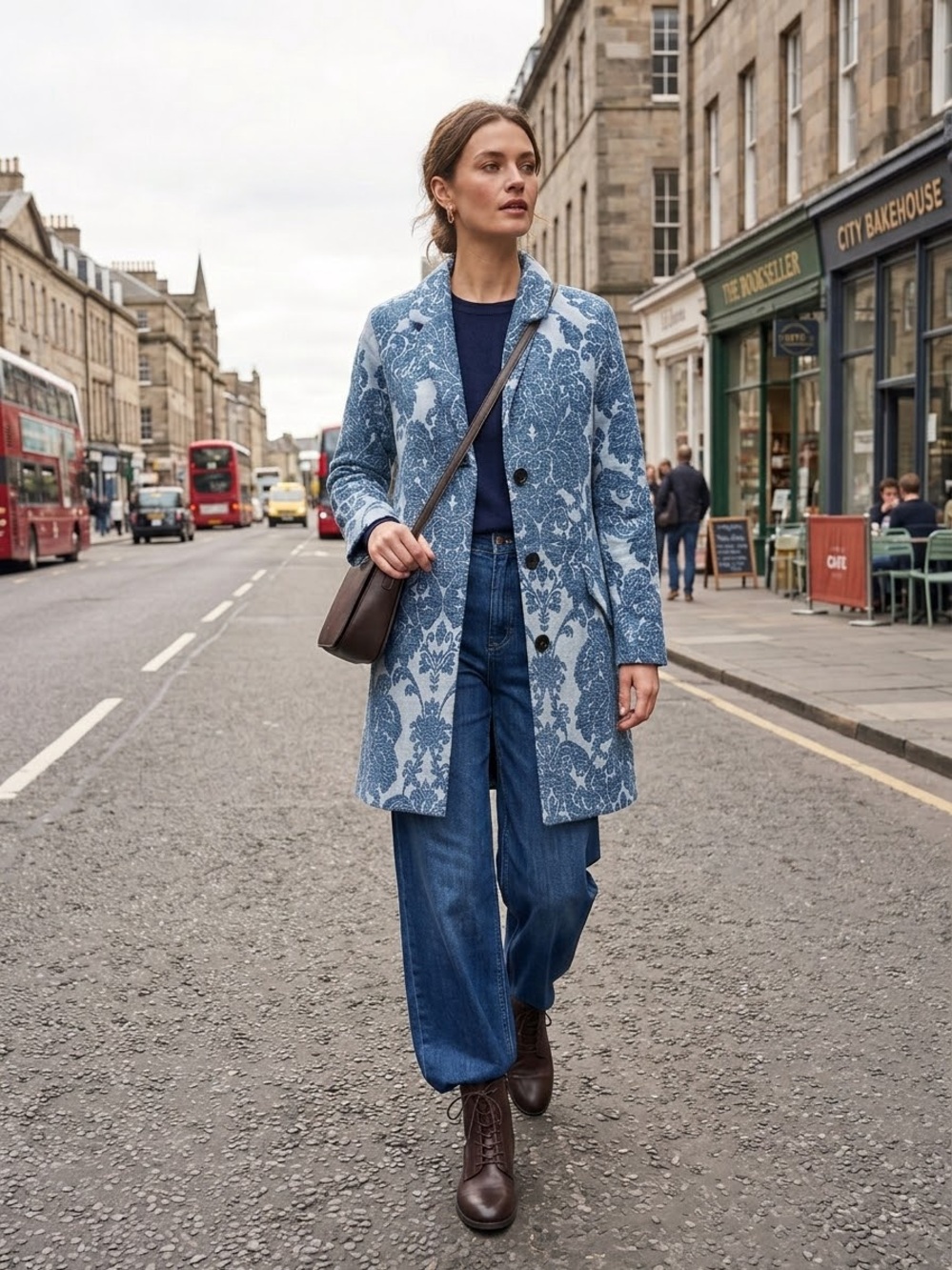 Carre Noir Size M Blue Jacket